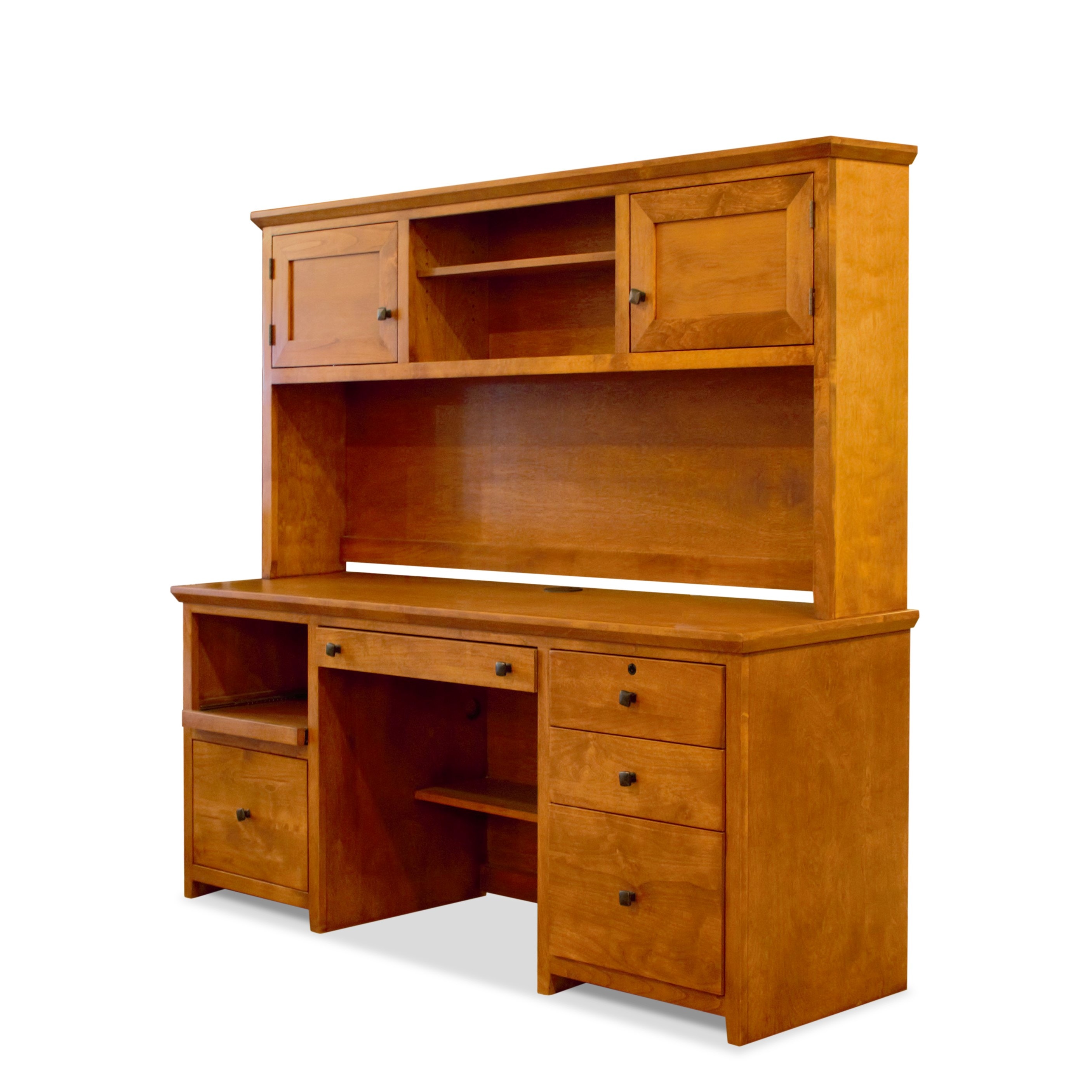 Clearance Oak Design Alder Shaker 2PC Desk/Hutch is available in the